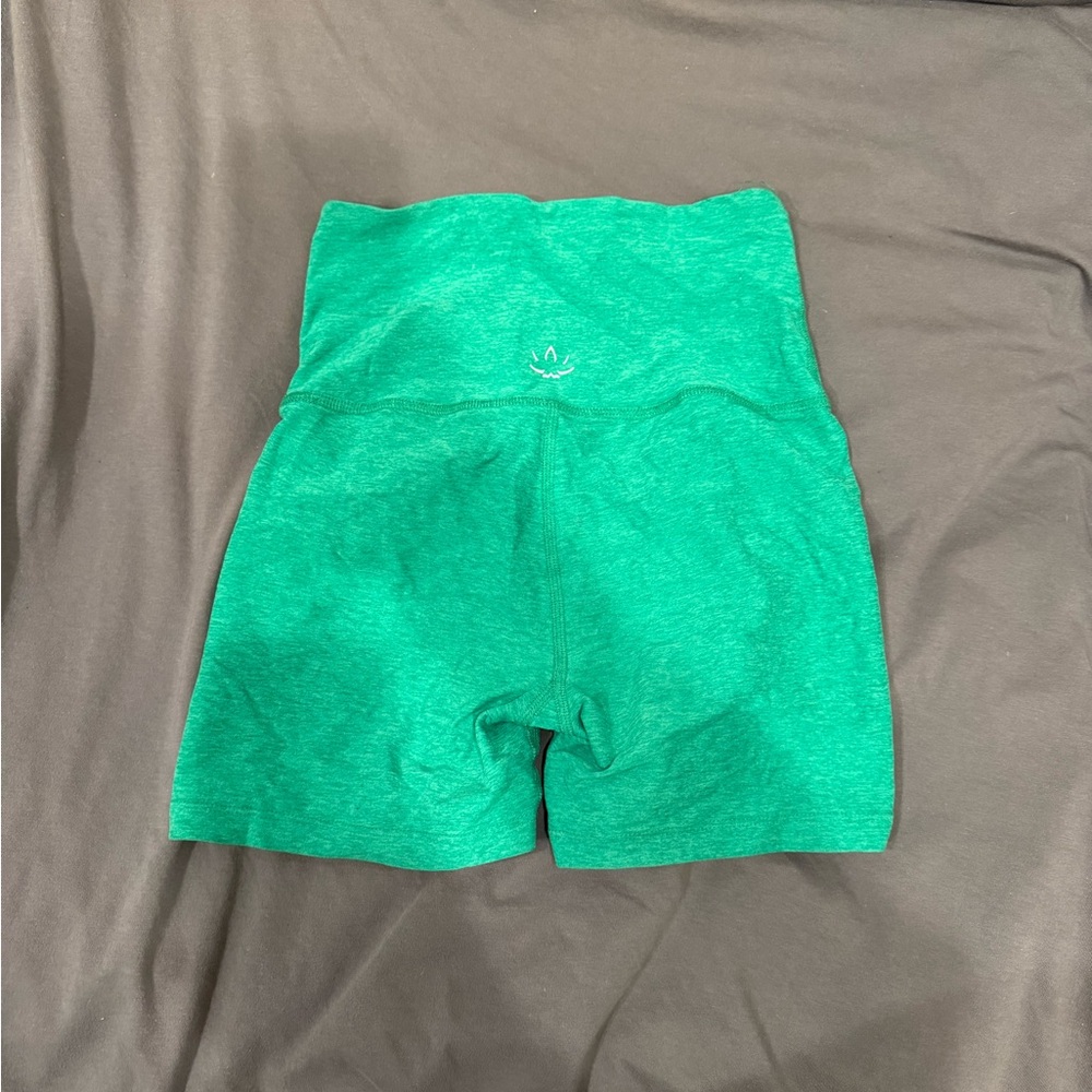 Beyond Yoga Vibrant Green Athletic Shorts
